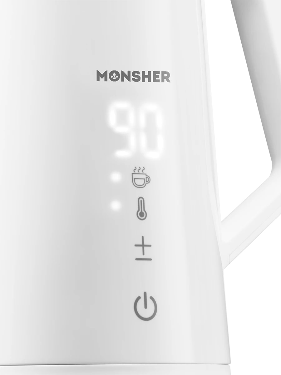 картинка Чайник Monsher MK 501 BLANC  картинка Чайник Monsher MK 501 BLANC