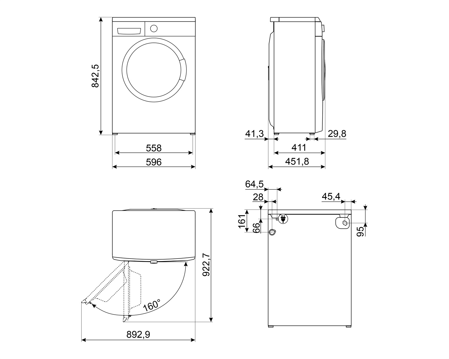 картинка Стиральная машина Smeg WM3T60CRU  картинка Стиральная машина Smeg WM3T60CRU