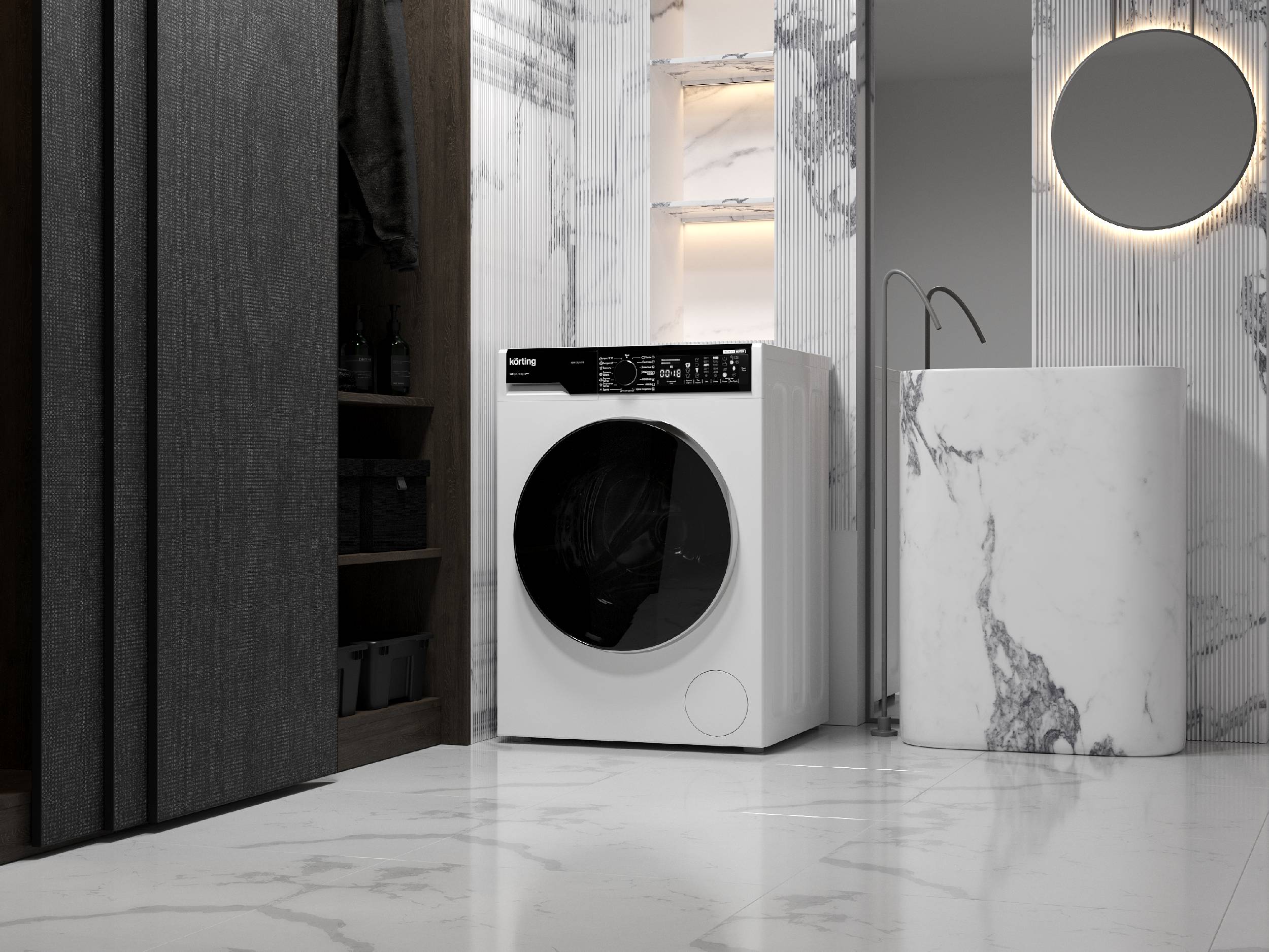 картинка Стиральная машина Korting KWM 63IL14119  картинка Стиральная машина Korting KWM 63IL14119