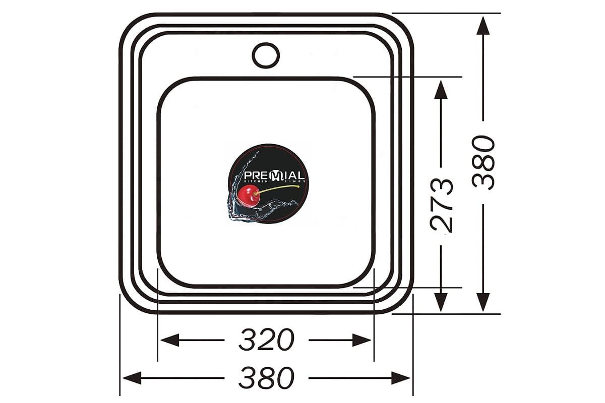 картинка Мойка для кухни Premial 3838 