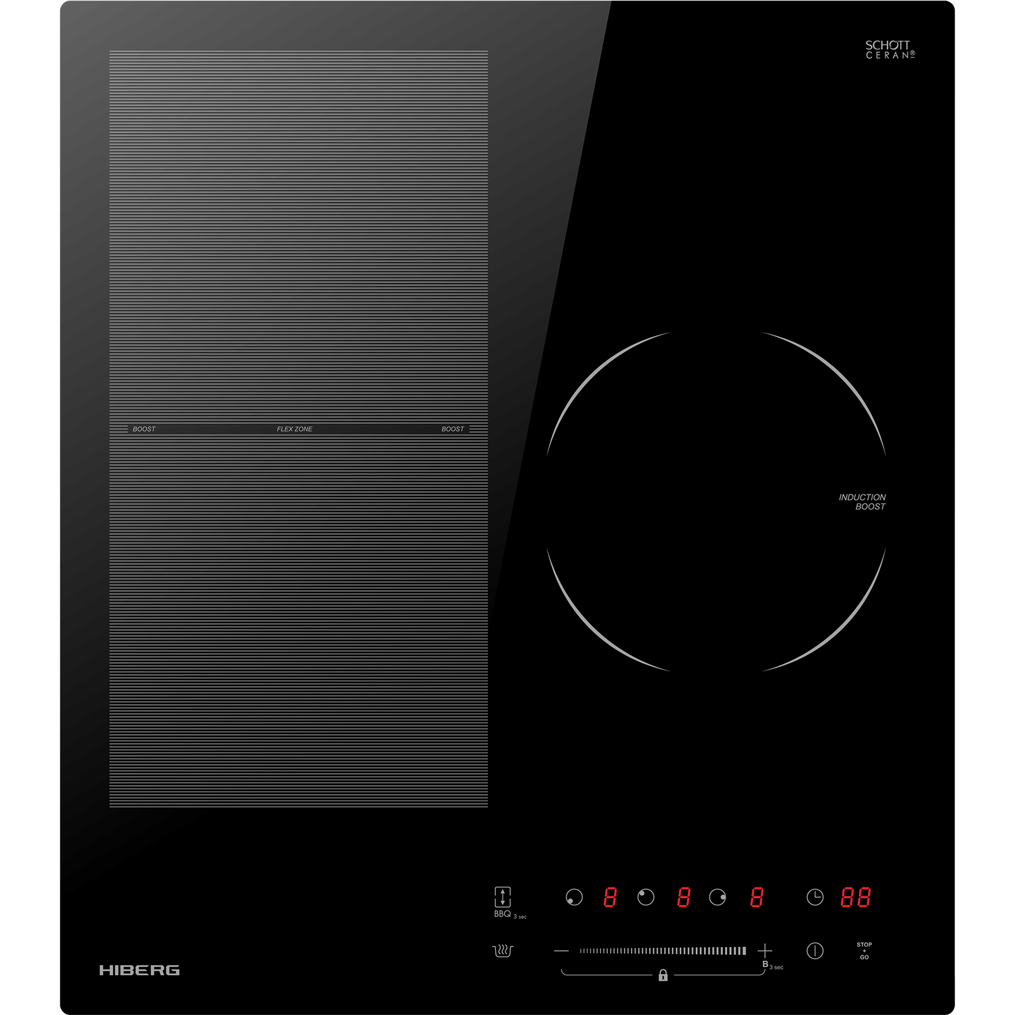 картинка Варочная панель Hiberg I-MS 4539 B 