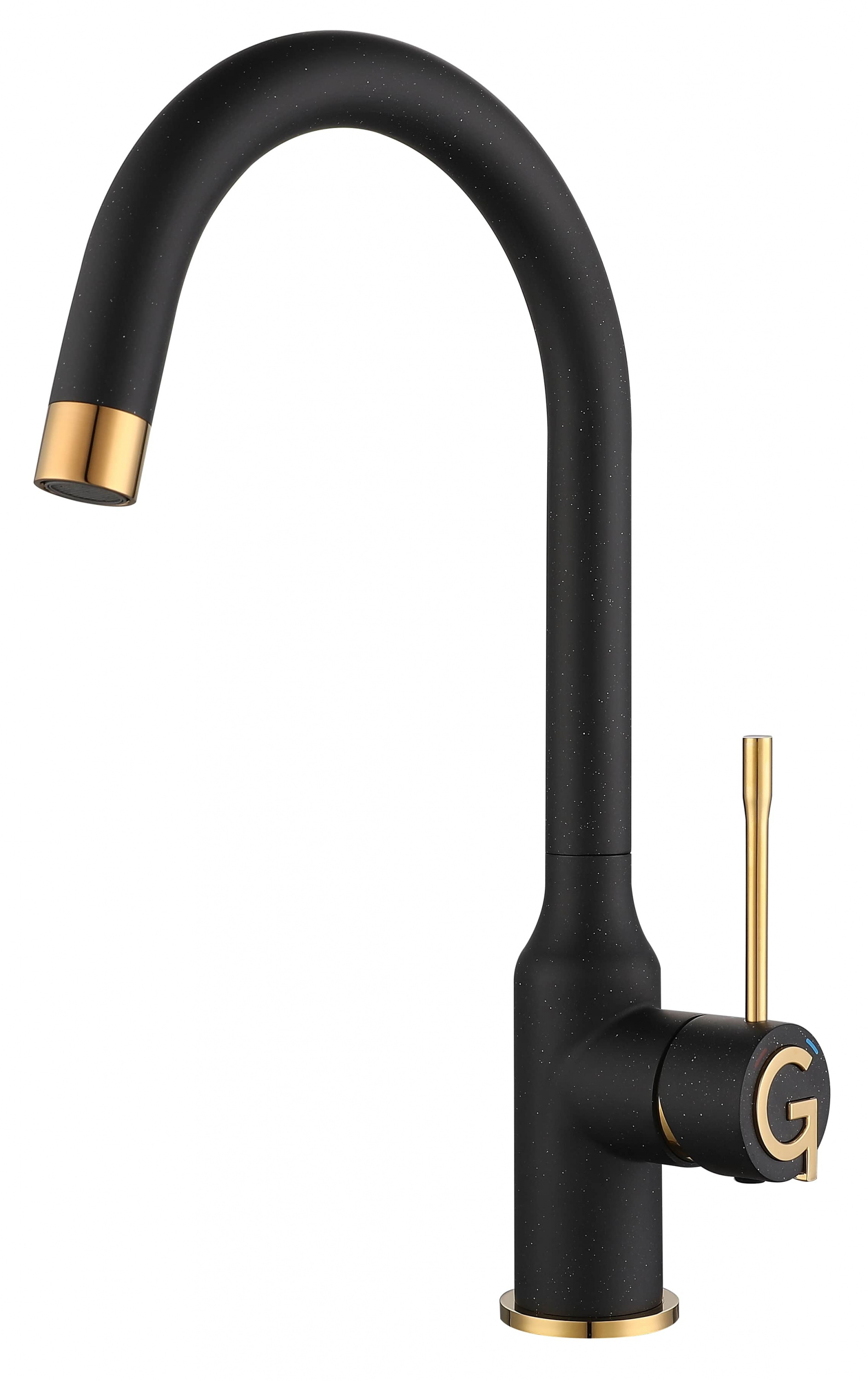 картинка Смеситель Rivelato Garda 1923502 nero/oro  картинка Смеситель Rivelato Garda 1923502 nero/oro