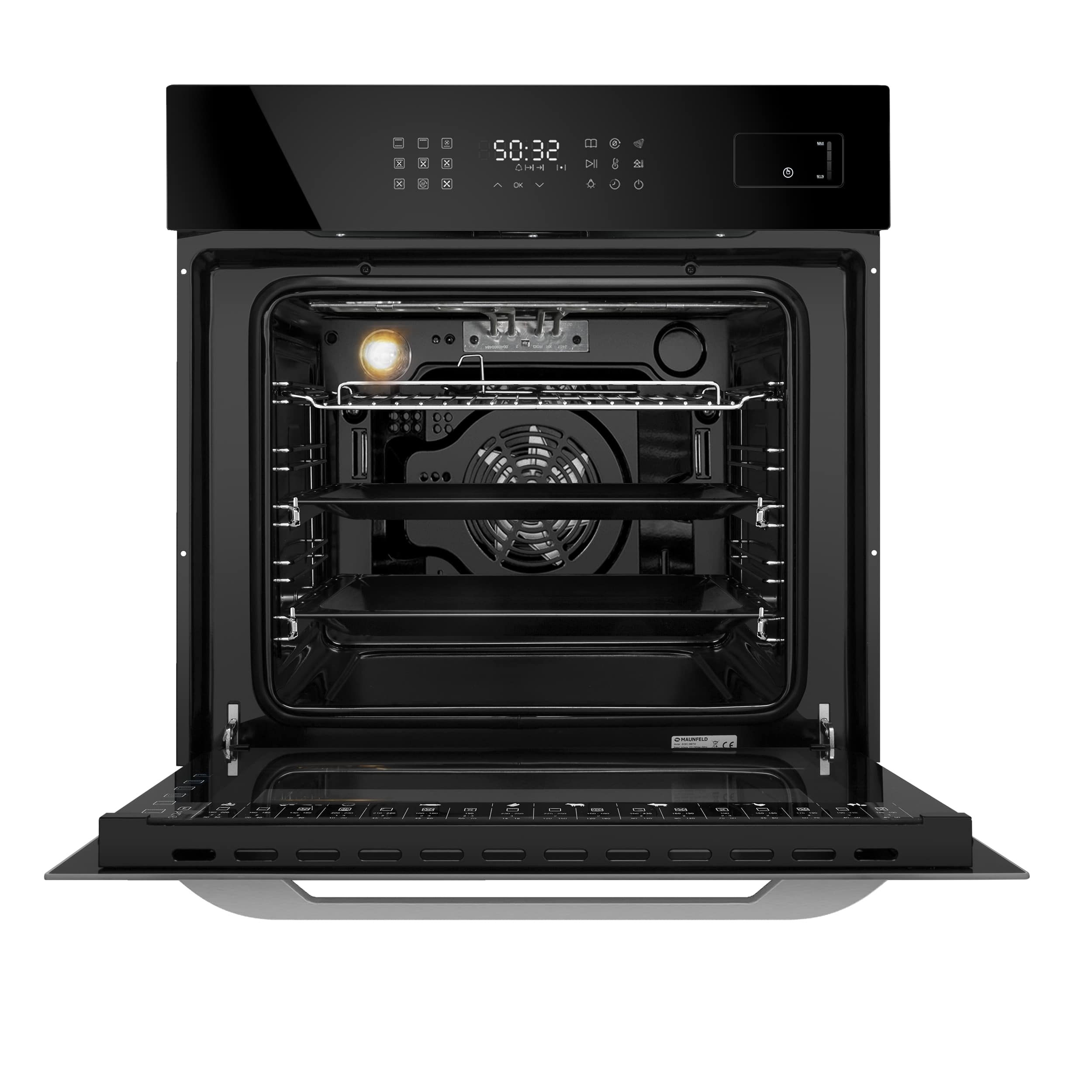 картинка Духовой шкаф с функцией пара Maunfeld EOEH7615STB 