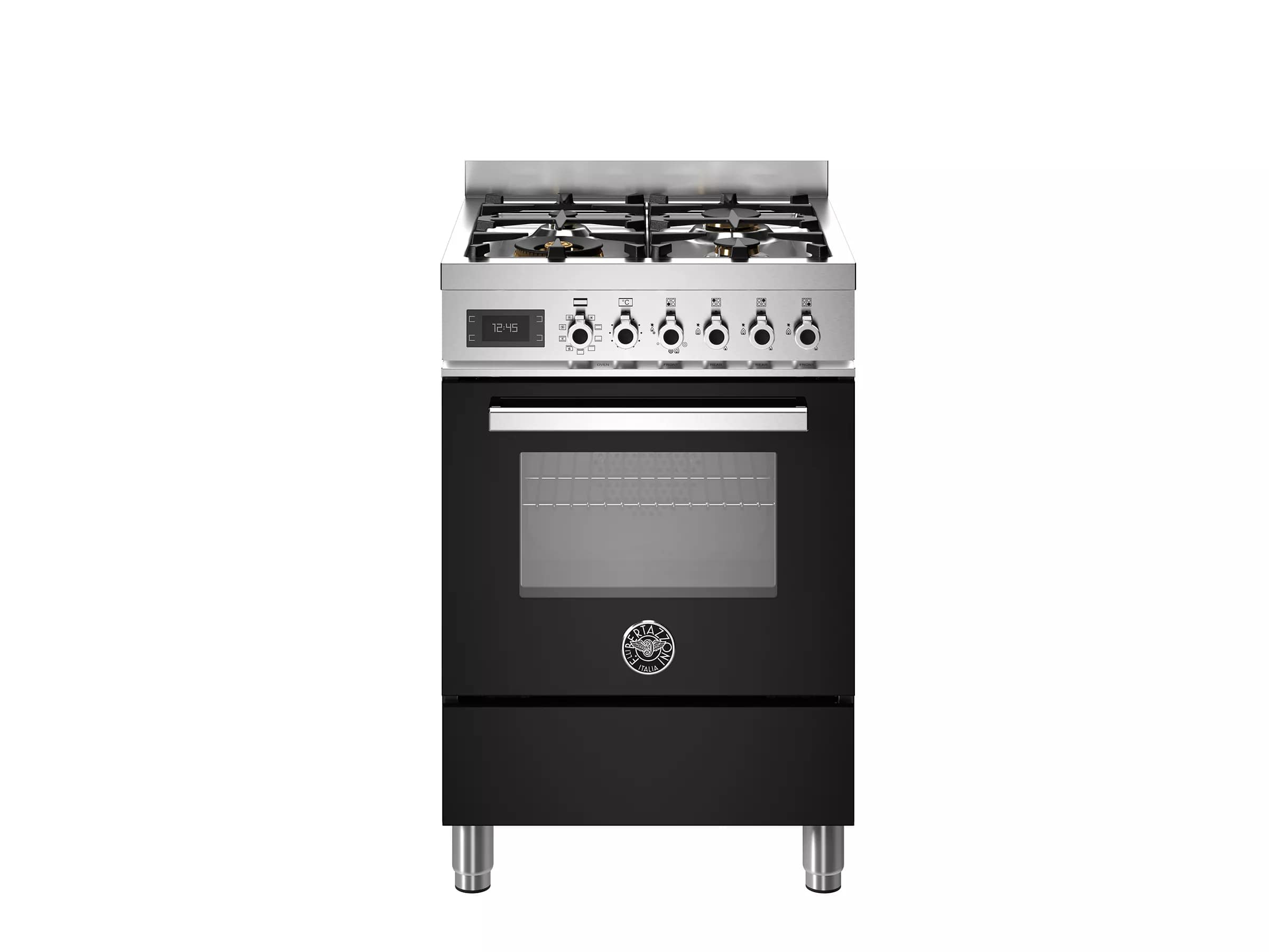 картинка Комбинированная кухонная плита Bertazzoni PRO64L1ENET чёрная 
