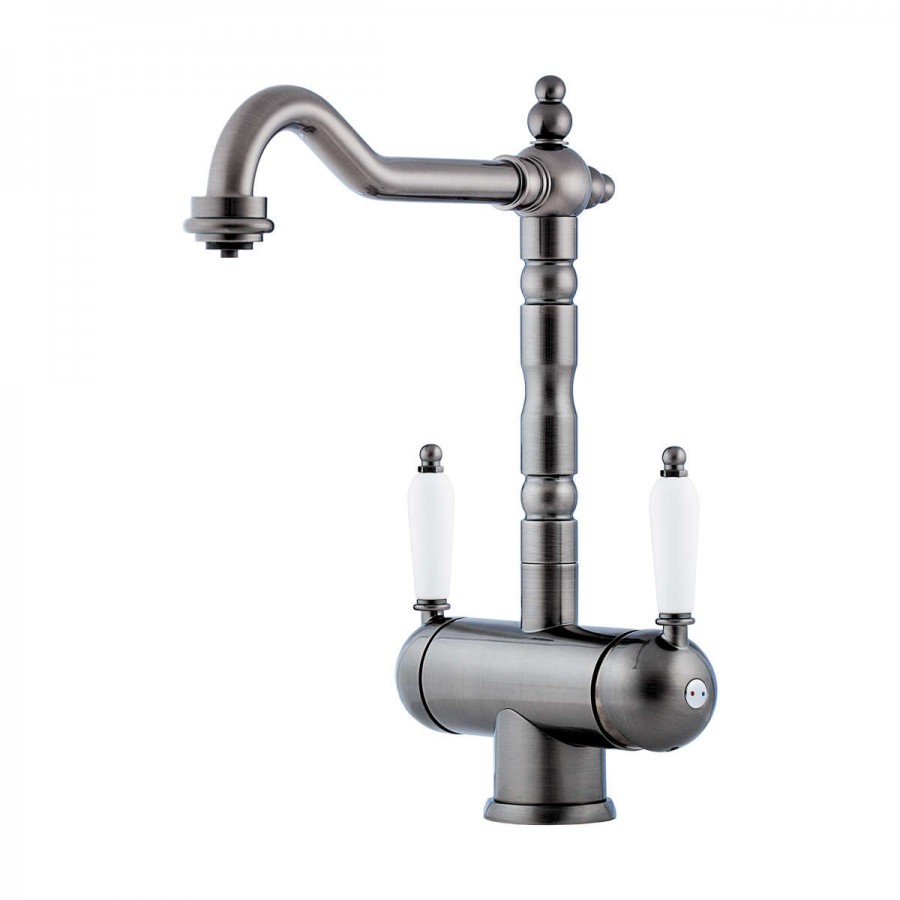 картинка Смеситель Omoikiri AMAGASAKI-SI серебро 