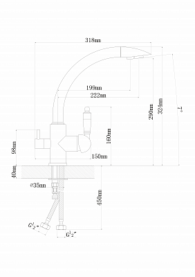 картинка Смеситель Florentina ШАЛЕ 