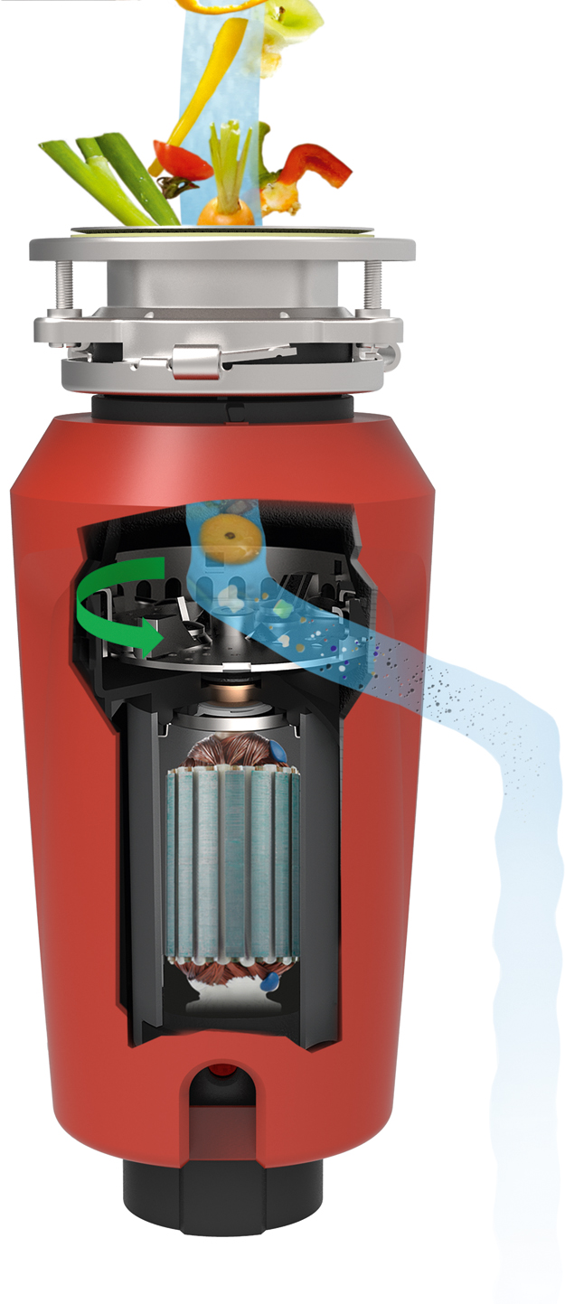 картинка Измельчитель пищевых отходов Franke SLIM 75 