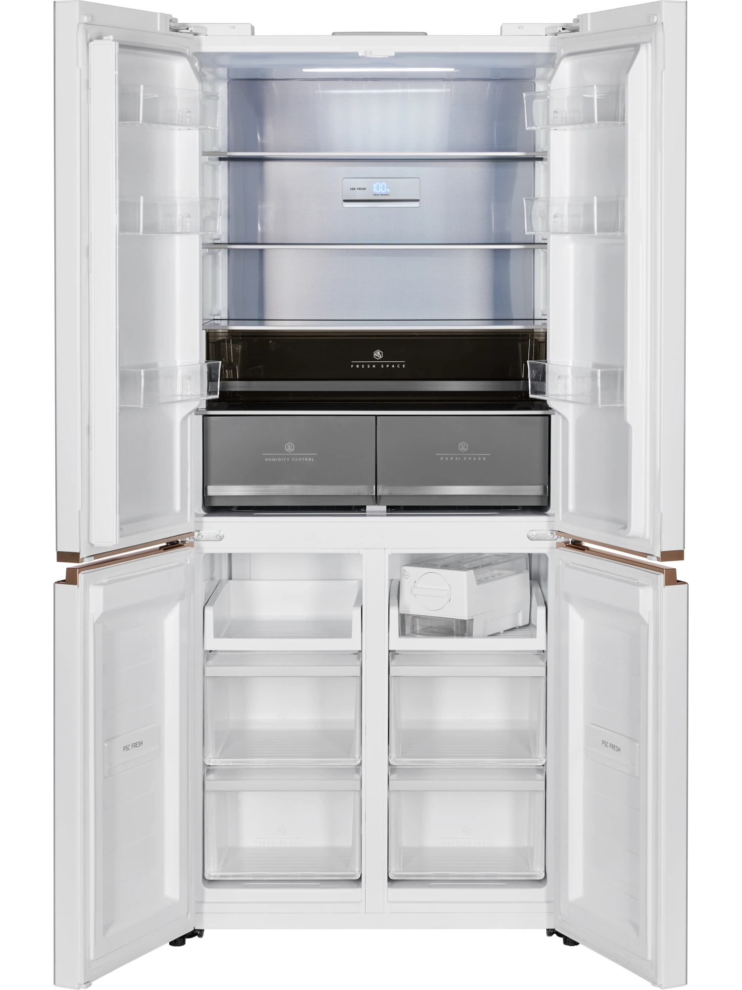 картинка Полувстраиваемый холодильник Hiberg  i-RFQ 630G WS 