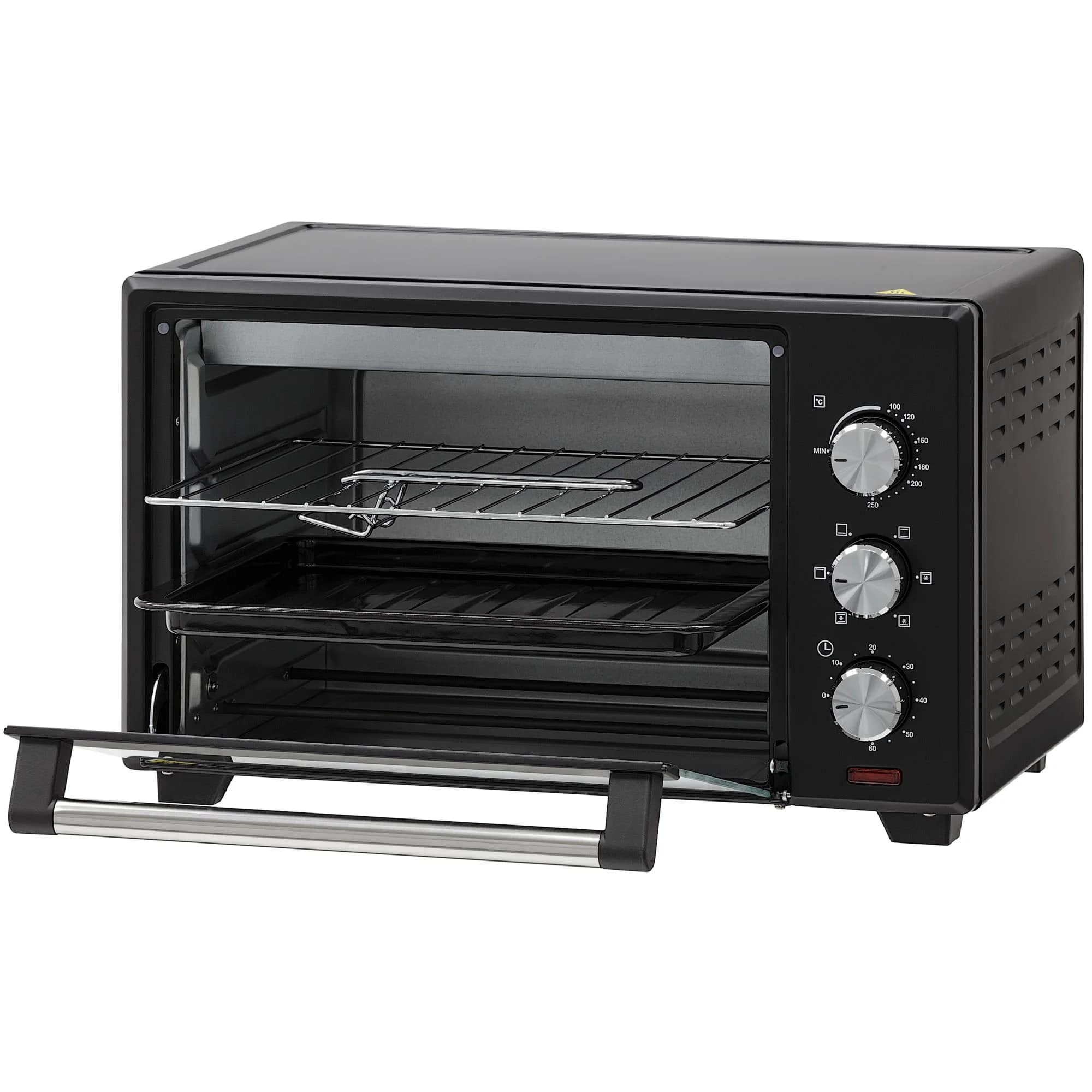 картинка Мини-печь Krona OFEN 28 BL черная  картинка Мини-печь Krona OFEN 28 BL черная