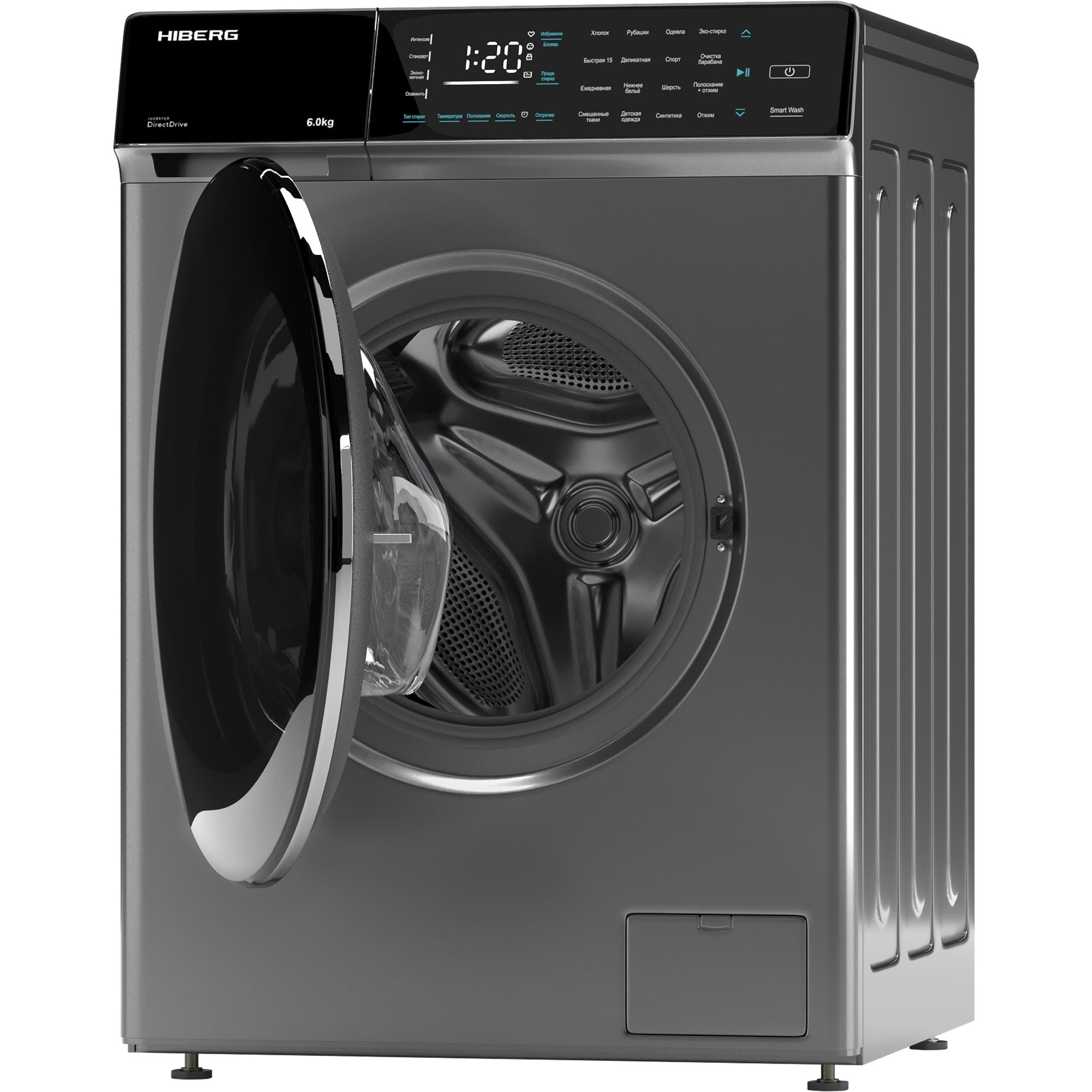 картинка Стиральная машина Hiberg I-DDQ9 - 612 SD  картинка Стиральная машина Hiberg I-DDQ9 - 612 SD