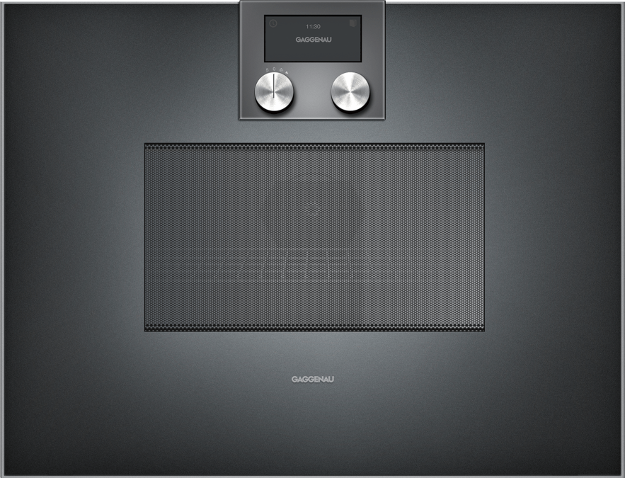 картинка Микроволновая печь встраиваемая Gaggenau BM451100 антрацит  картинка Микроволновая печь встраиваемая Gaggenau BM451100 антрацит
