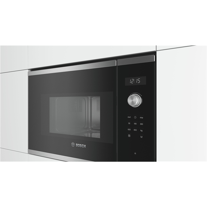 картинка Микроволновая печь встраиваемая Bosch BFL524MS0  картинка Микроволновая печь встраиваемая Bosch BFL524MS0