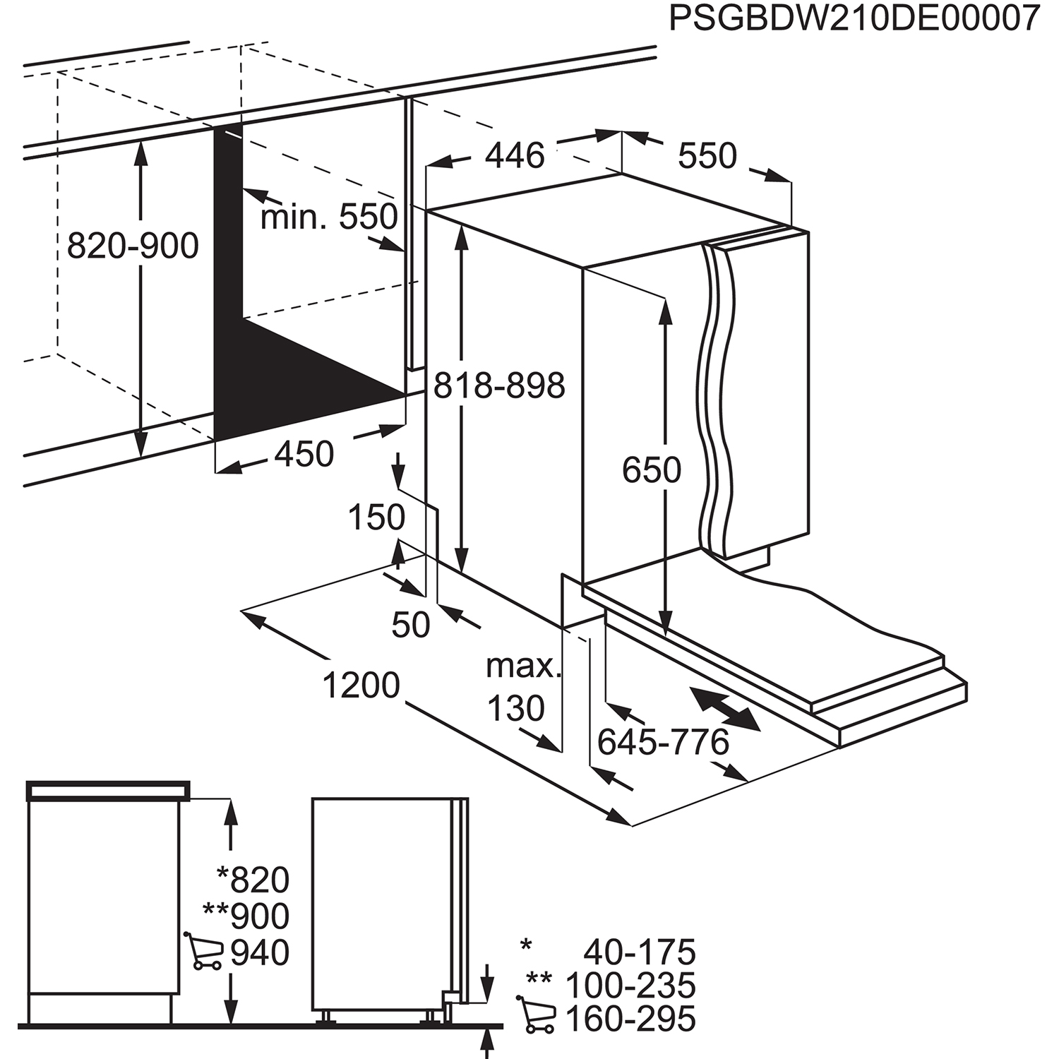 картинка Посудомоечная машина Aeg FSE73527P 
