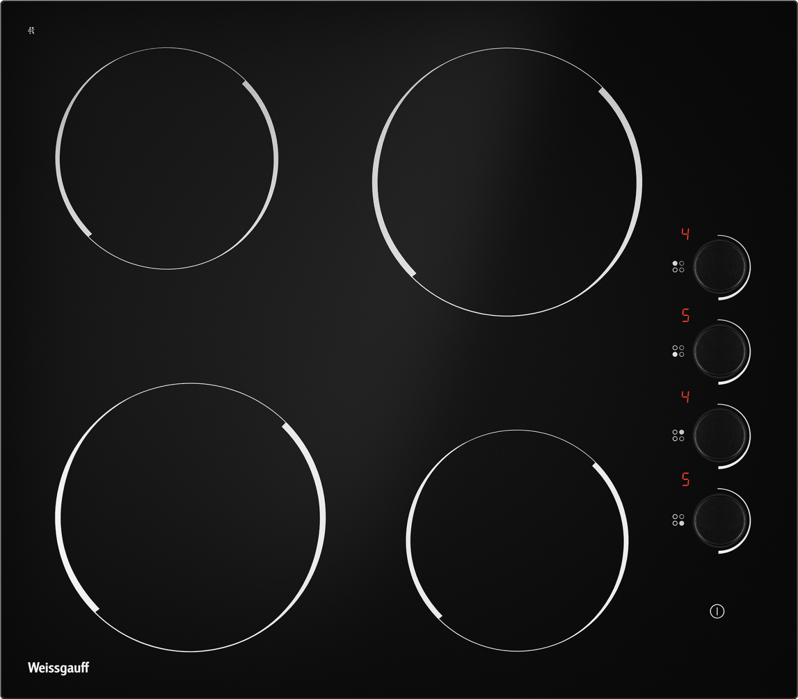 картинка Электрическая варочная панель Weissgauff HV 640 BK 