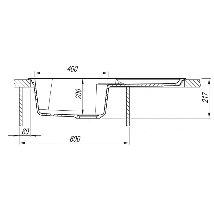 картинка Мойка для кухни Florentina Арона-860 