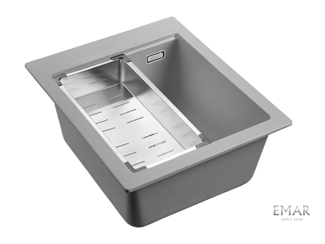 картинка Мойка для кухни Emar Quartz EMQ-1420.Q  картинка Мойка для кухни Emar Quartz EMQ-1420.Q