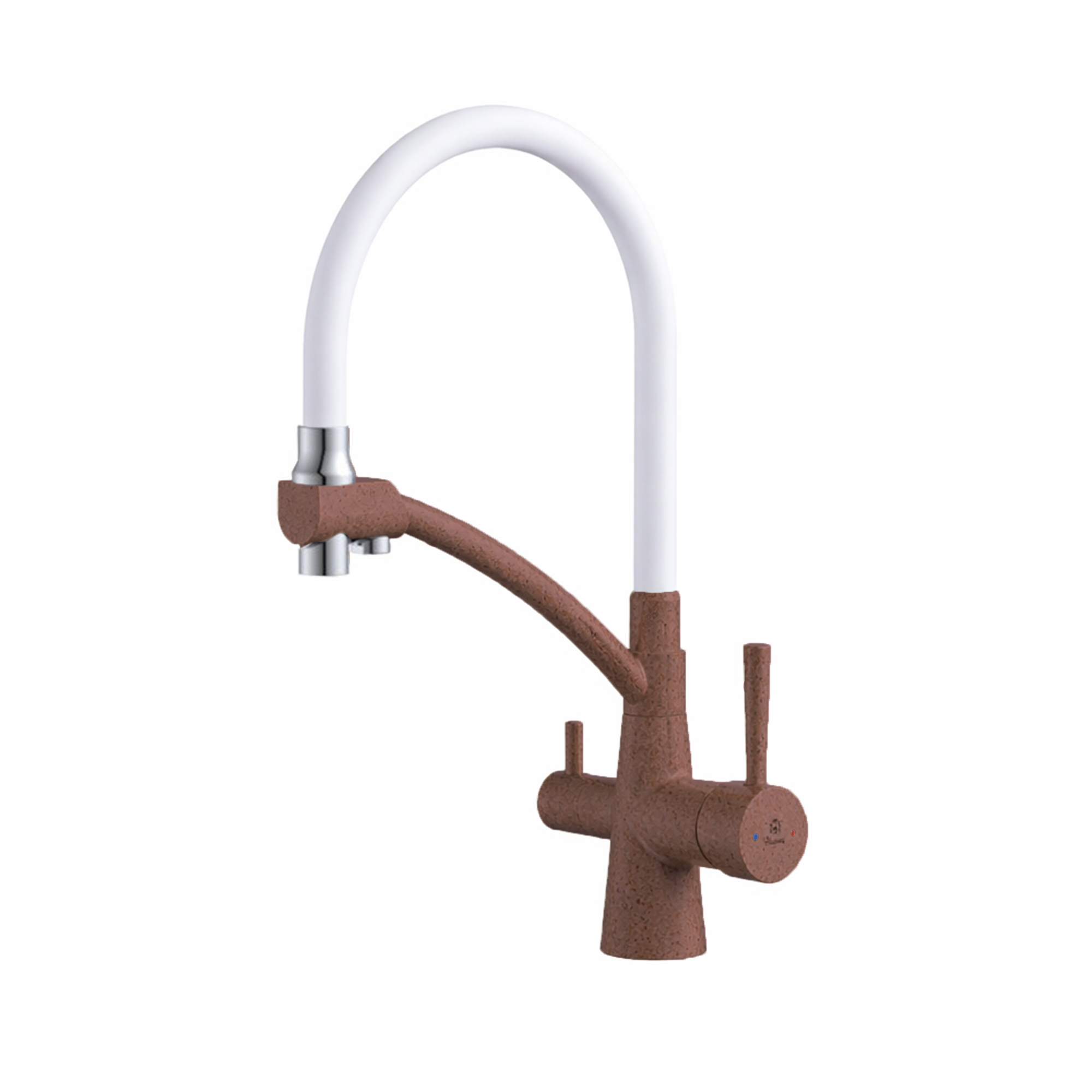 картинка Смеситель Gerdamix BROOKS (DG) white 