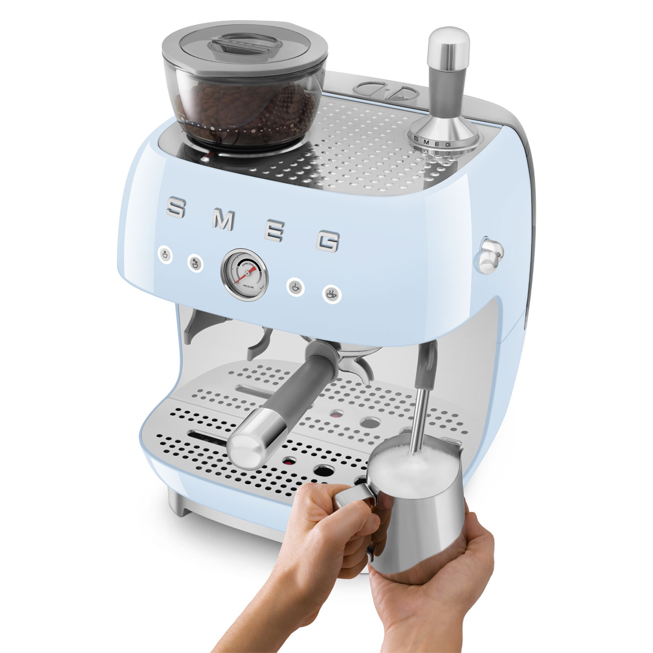 картинка Кофемашина Smeg EGF03PBEU  картинка Кофемашина Smeg EGF03PBEU
