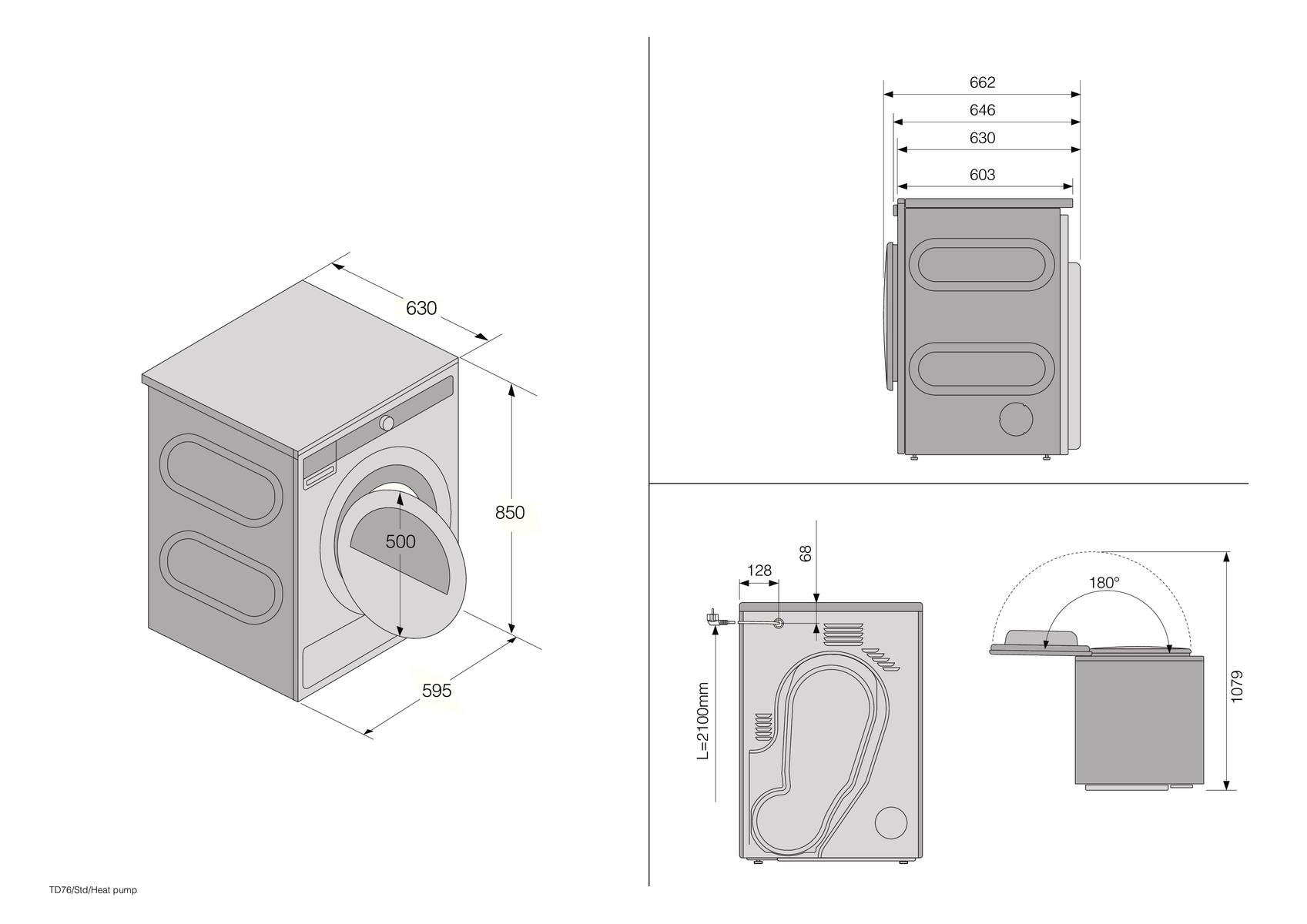 картинка Комплект Asko Style 16 (W5096CW, T509HRW, DC7774 V.W) 