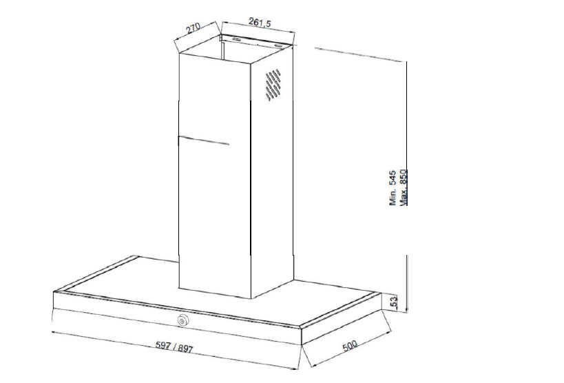картинка Кухонная вытяжка Jacky's JV II681 