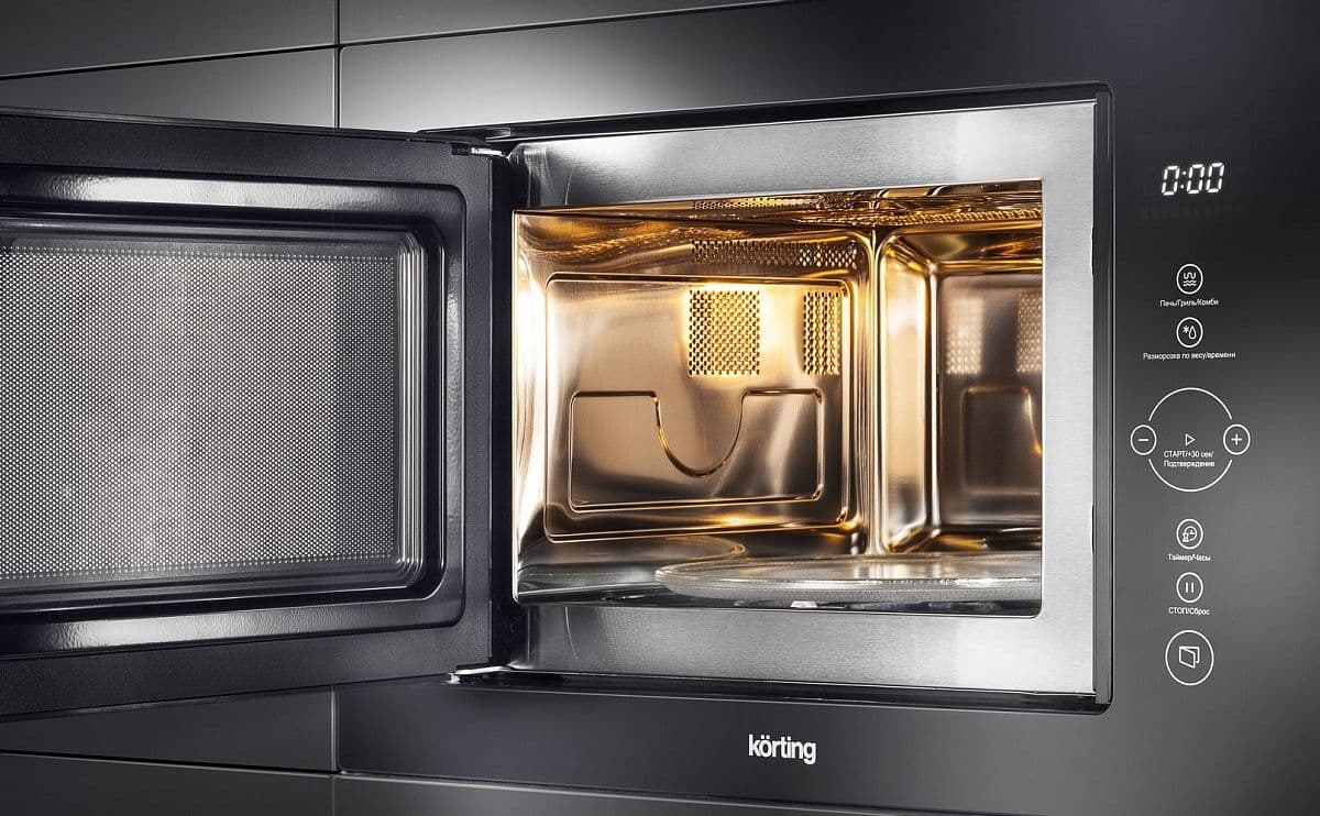 картинка Микроволновая печь Korting KMI 825 TGN  картинка Микроволновая печь Korting KMI 825 TGN