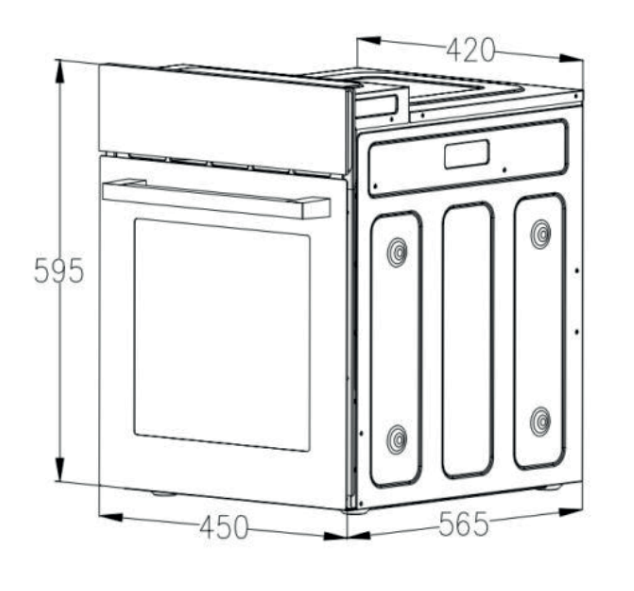 картинка Электрический духовой шкаф Weissgauff EOY 4511 Touch DB 