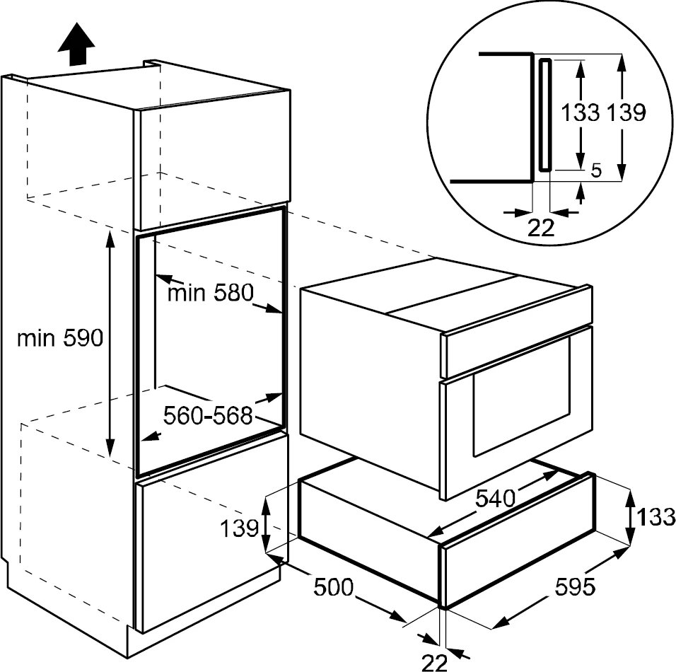 картинка Подогреватель посуды De Dietrich Подогреватель посуды De Dietrich DWD4810W 