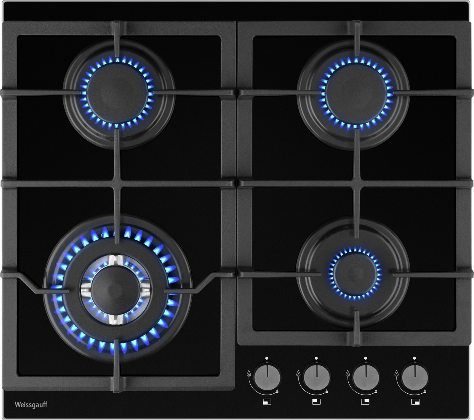 картинка Газовая варочная панель Weissgauff HGG 641 BGV 