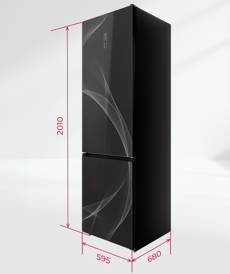 картинка Отдельностоящий холодильник Lex LKB201BLGIDMax Wind 