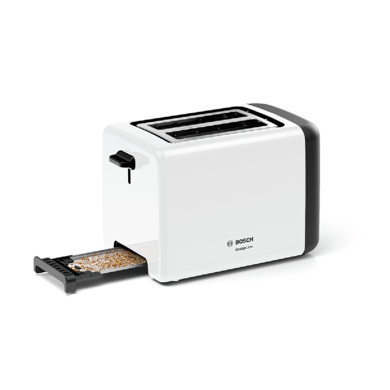 картинка Тостер Bosch TAT3P421 белый  картинка Тостер Bosch TAT3P421 белый