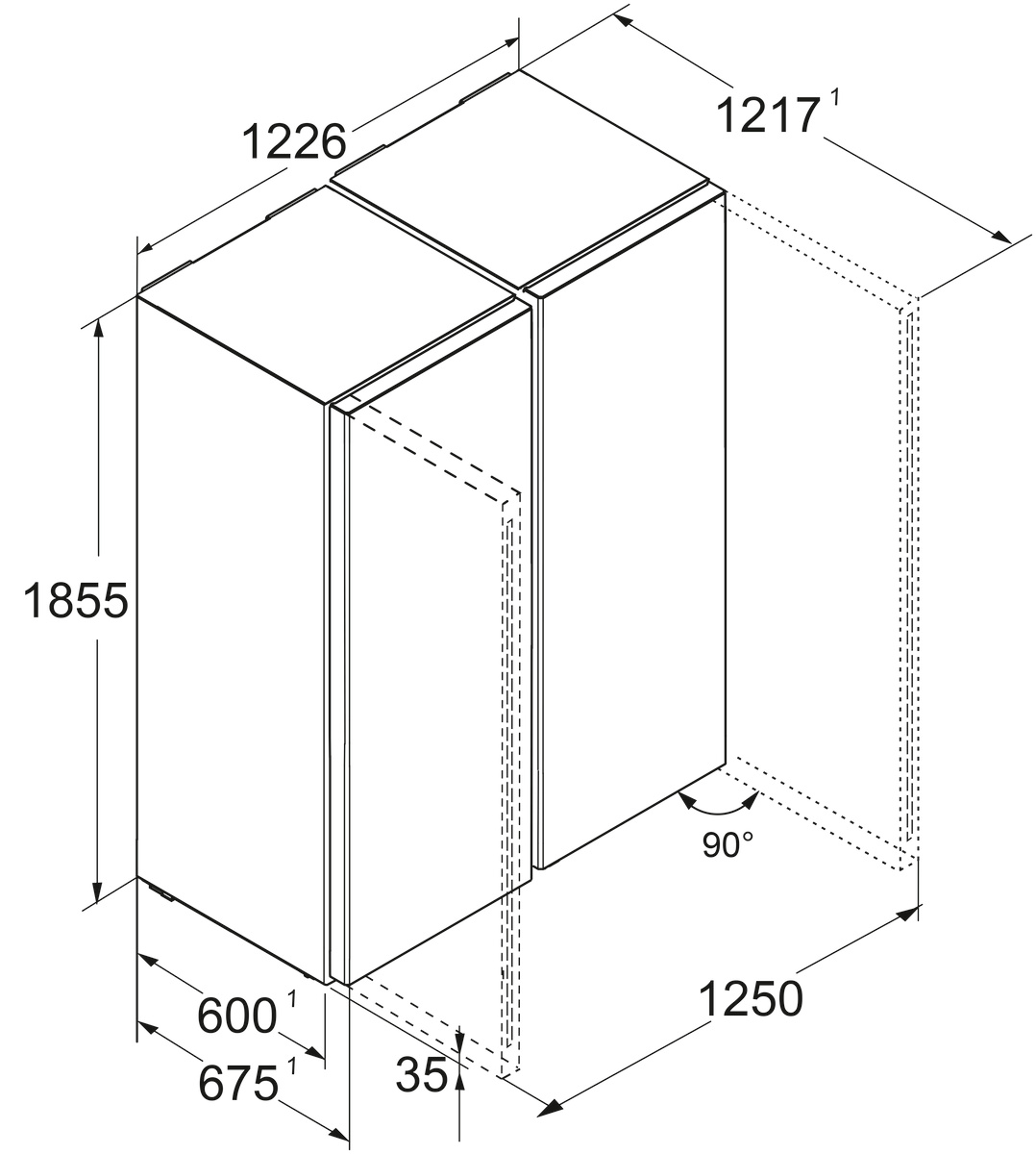 картинка Отдельностоящий холодильник Liebherr XRF 5220-22 001 