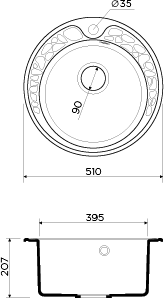 картинка Мойка для кухни Omoikiri TOVADA-51 