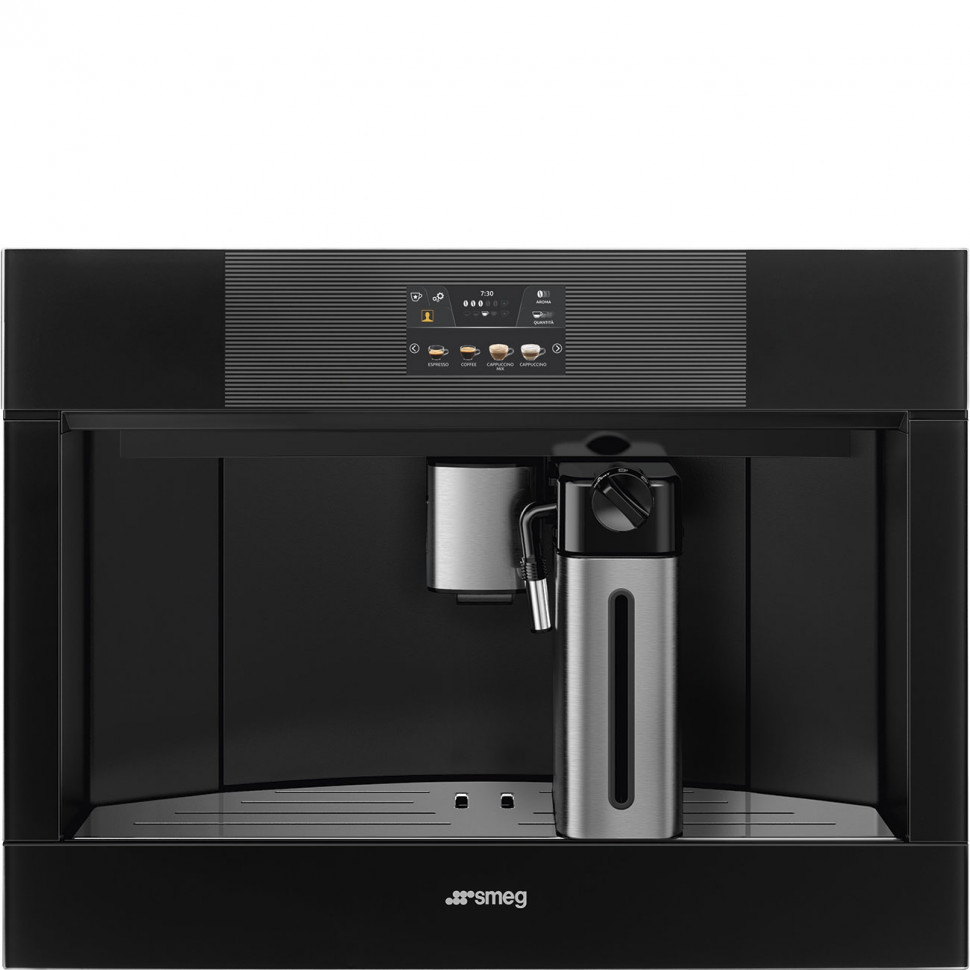 картинка Встраиваемая кофемашина Smeg CMS4104B3RU  картинка Встраиваемая кофемашина Smeg CMS4104B3RU