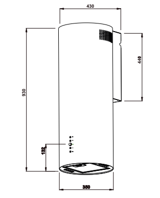 картинка Кухонная вытяжка Weissgauff Gracia WH 