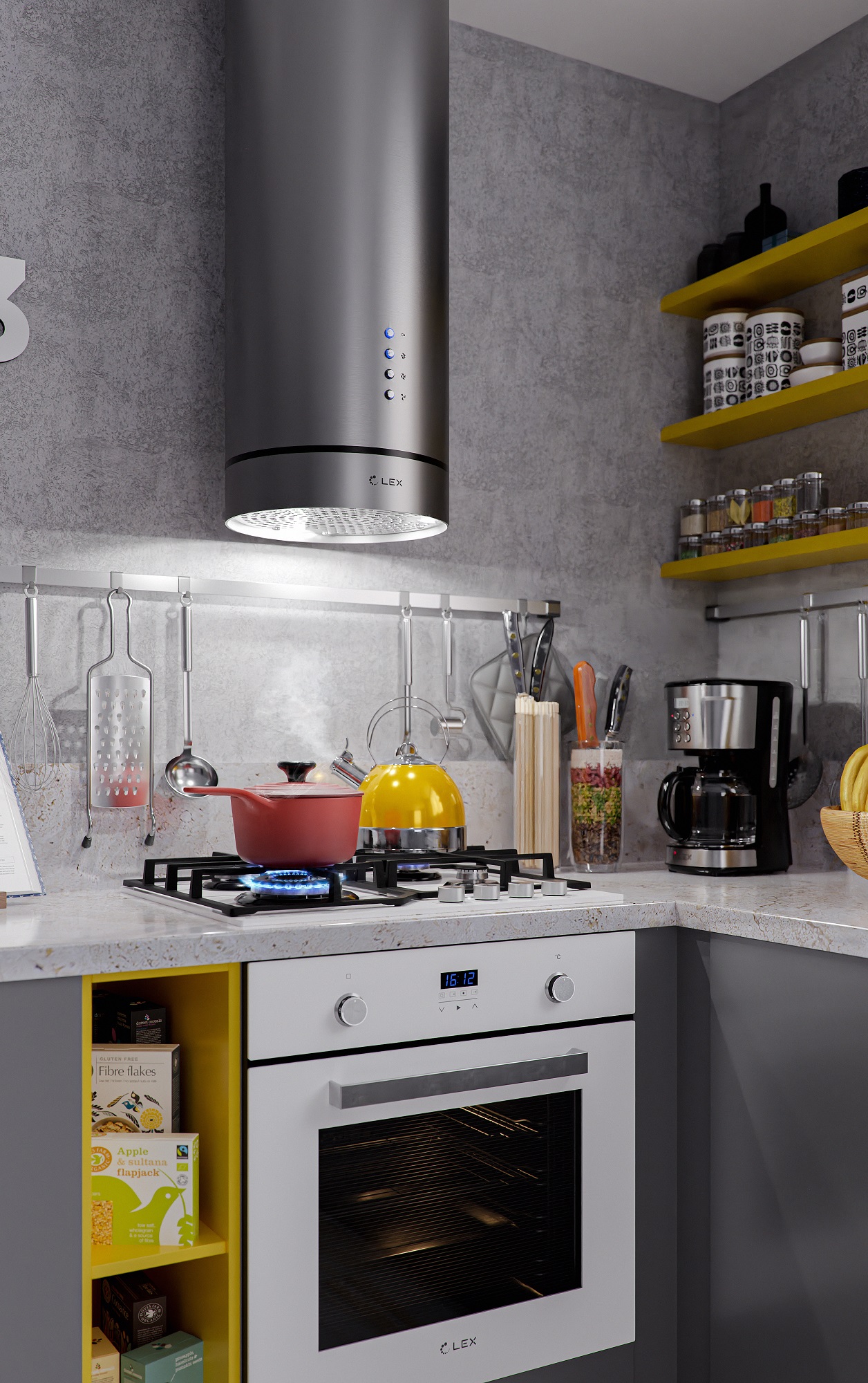 картинка Духовой шкаф Lex EDP 093 WH 