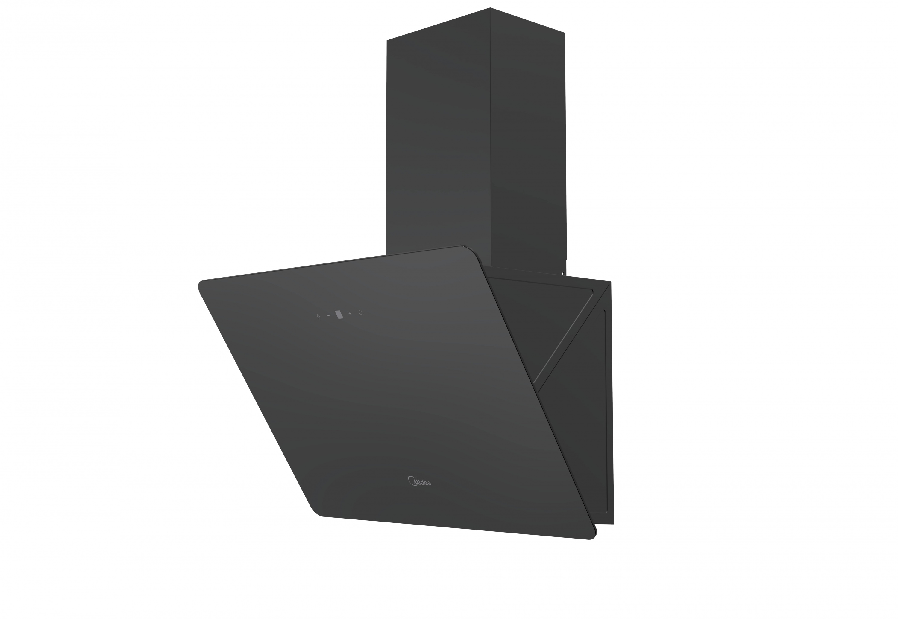 картинка Кухонная вытяжка наклонная Midea MH60AN364GB черная 