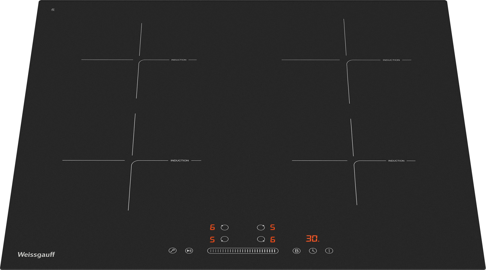 картинка Индукционная варочная панель Weissgauff HI 632 BA Matt 