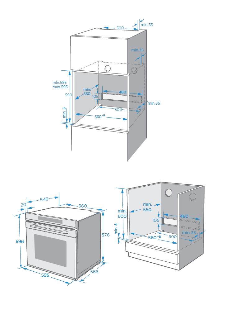 картинка Электрический духовой шкаф Weissgauff EOM 741 PDB Black Edition 