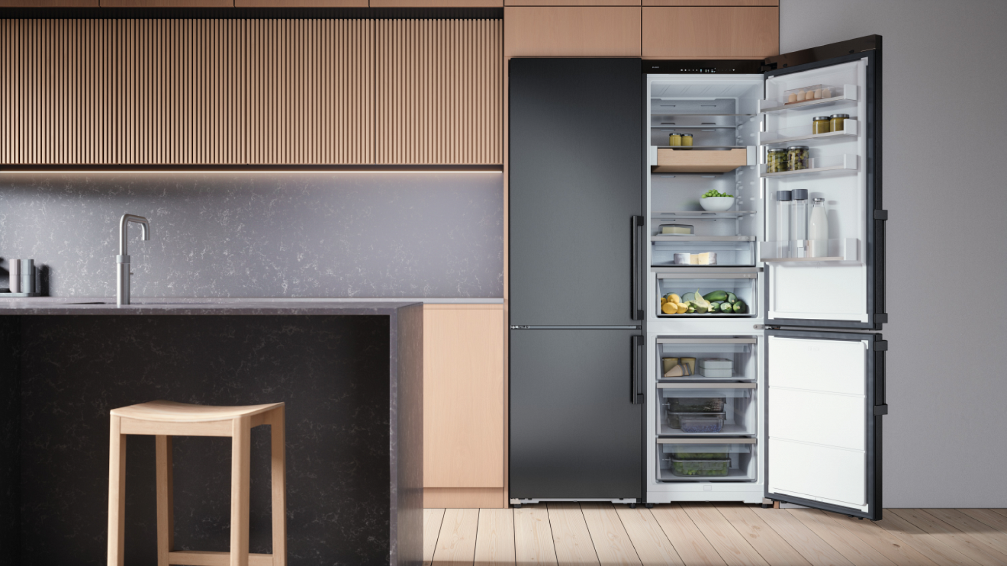 картинка Отдельностоящий холодильник Asko RFC526RNBB1 