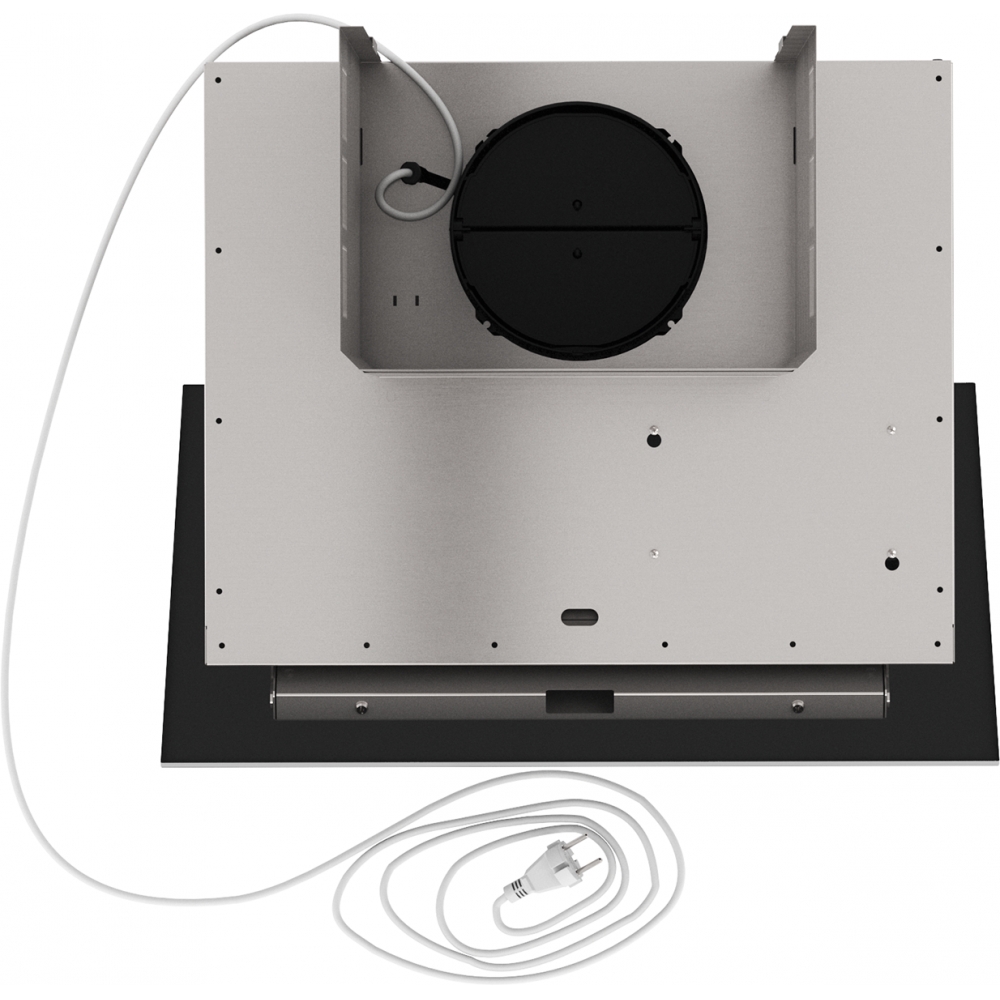 картинка Кухонная вытяжка наклонная Franke LENS BK/SS 50 черная 