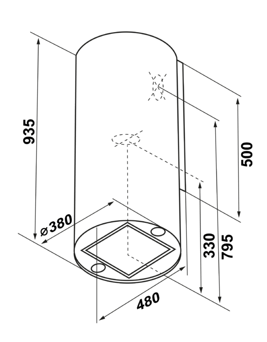 картинка Кухонная вытяжка Maunfeld LEE SIDE (C) 39 INOX 