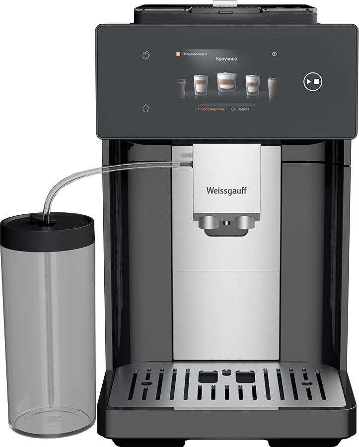 картинка Кофемашина Weissgauff WCM-340 TFT Automatic Touch Cappuccino Nero 