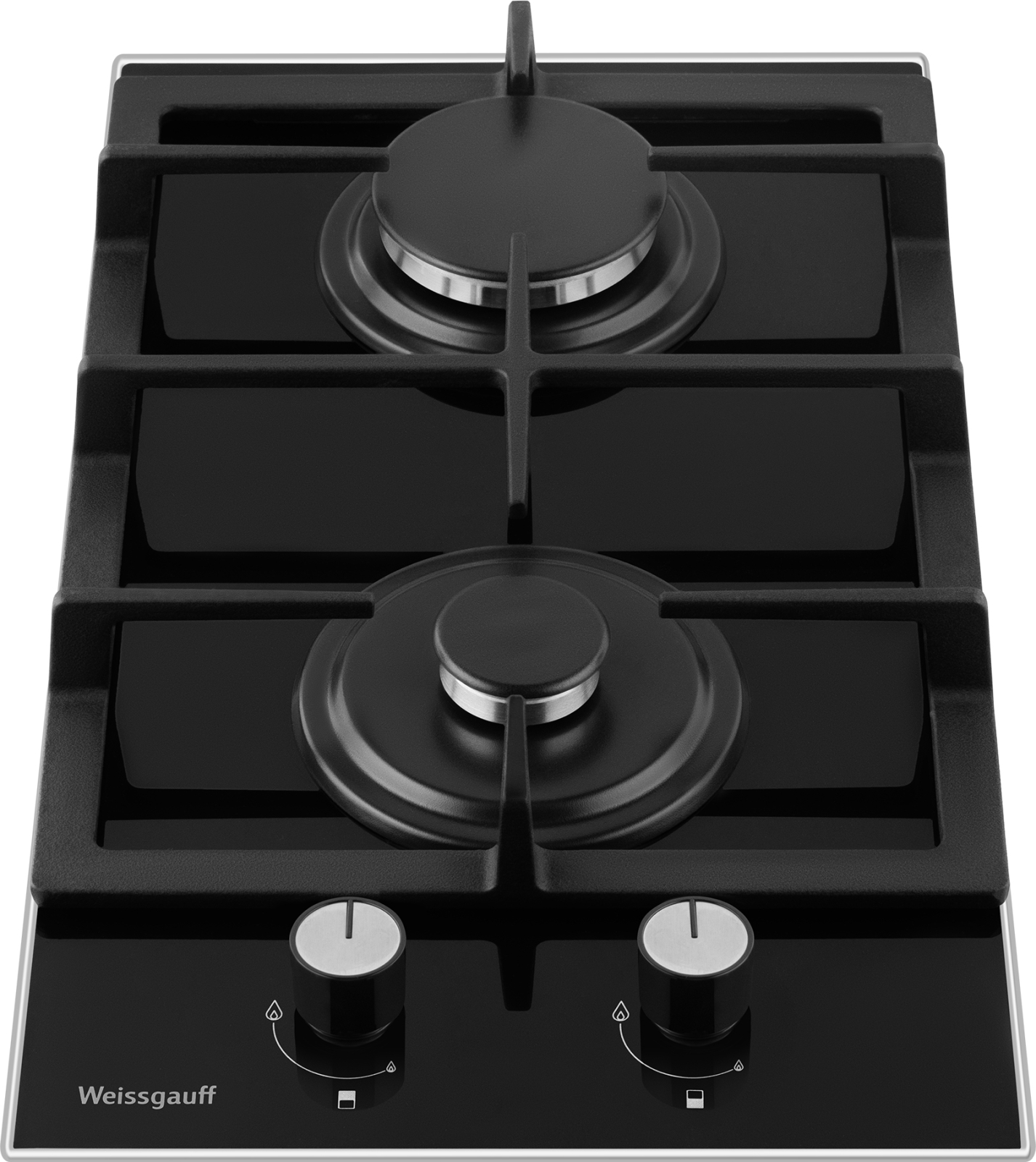 картинка Газовая варочная панель Weissgauff HGG 320 BGL черный 
