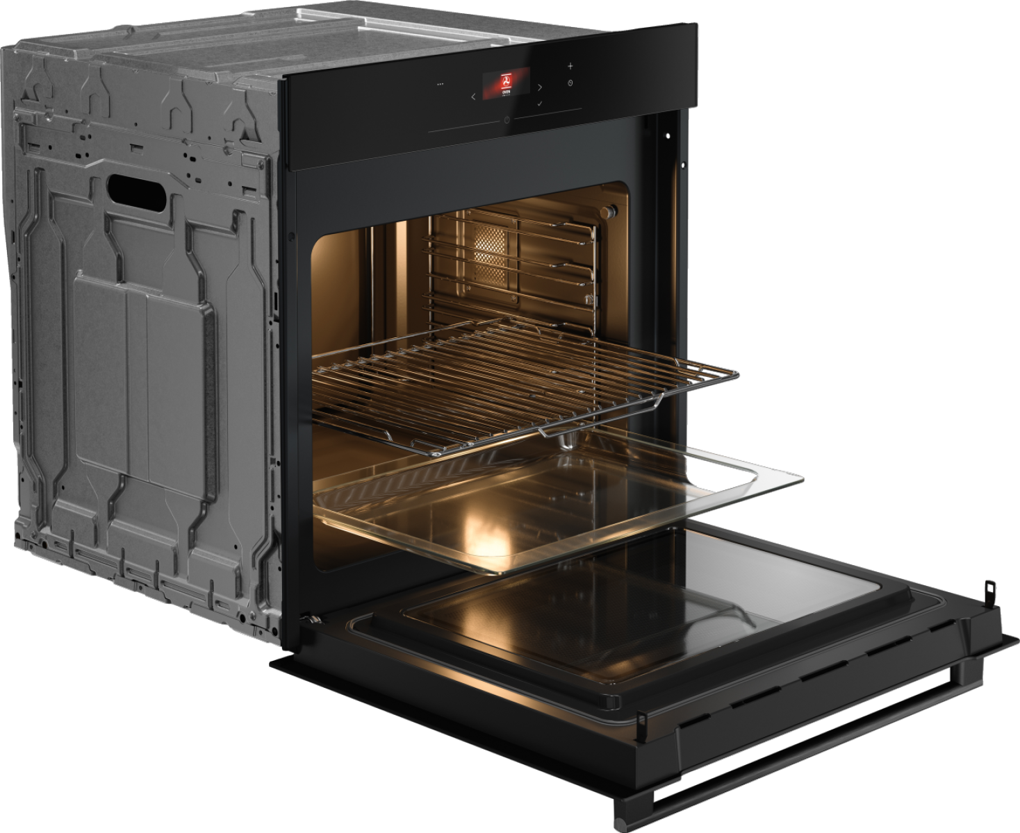 картинка Электрический духовой шкаф с функцией СВЧ Asko OCM26BGH черный 