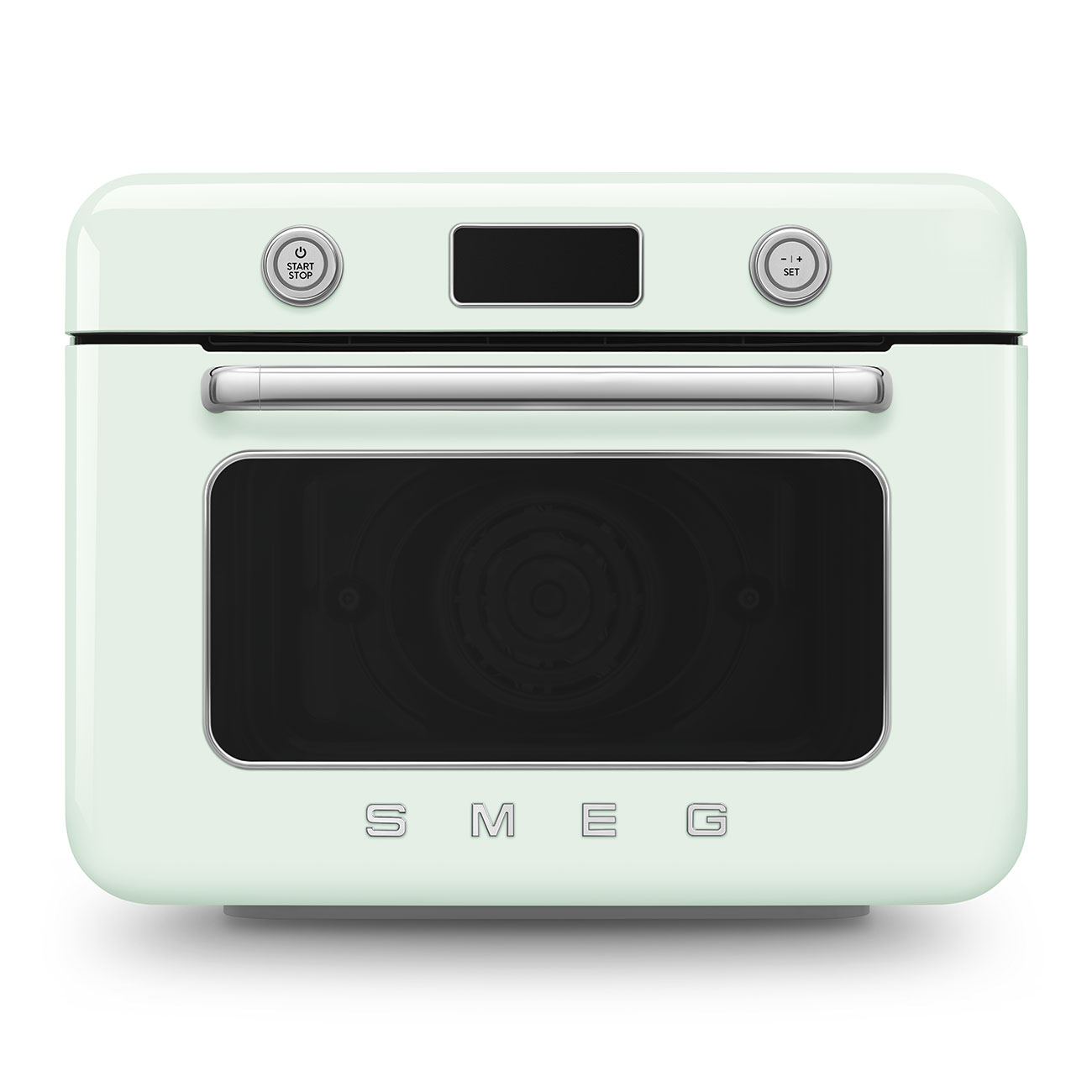картинка Мини-печь с паром Smeg COF01PGEU постельный зеленый  картинка Мини-печь с паром Smeg COF01PGEU постельный зеленый
