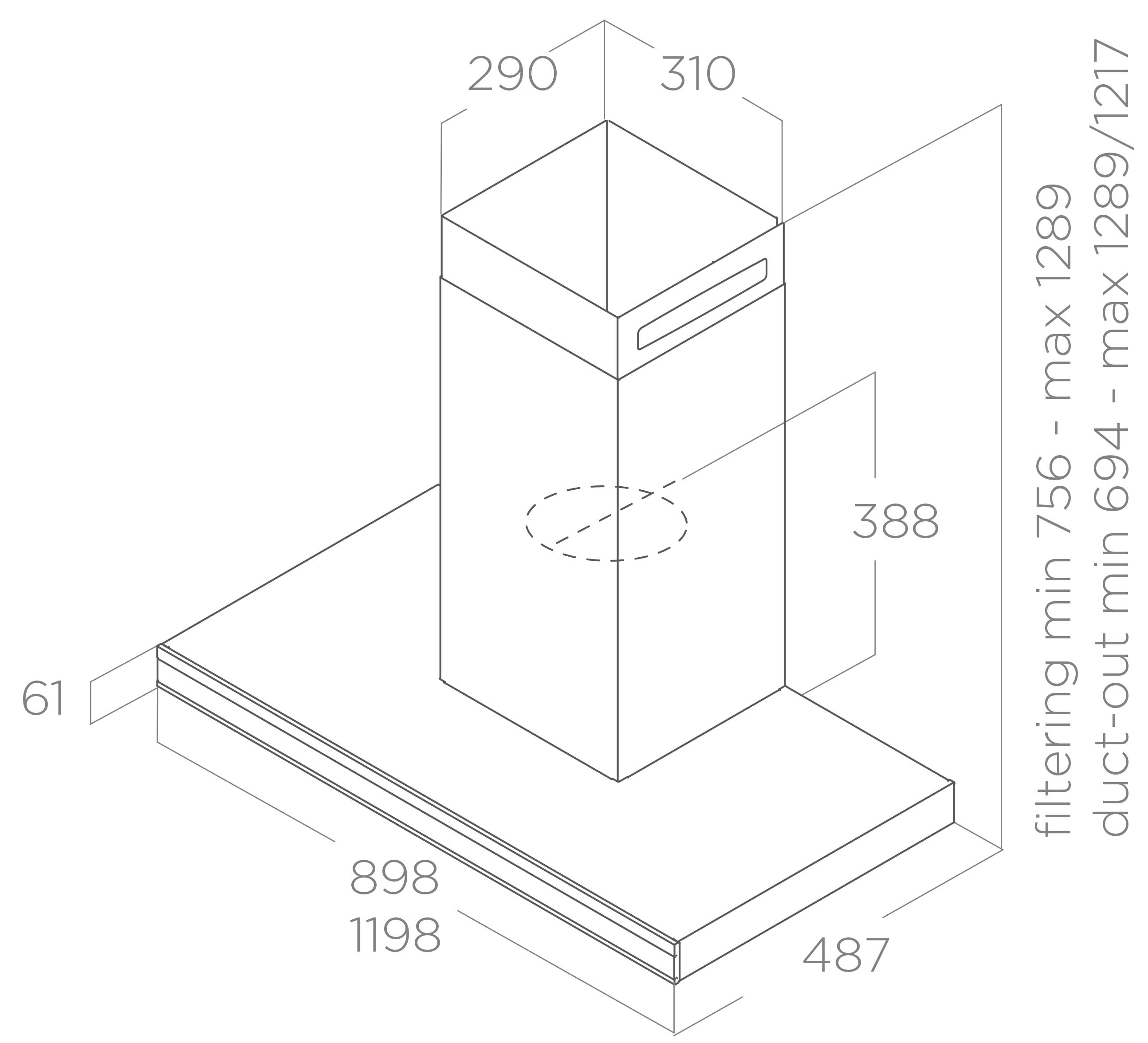 картинка Кухонная вытяжка Elica ELEMENT @ BLMAT/A/90 