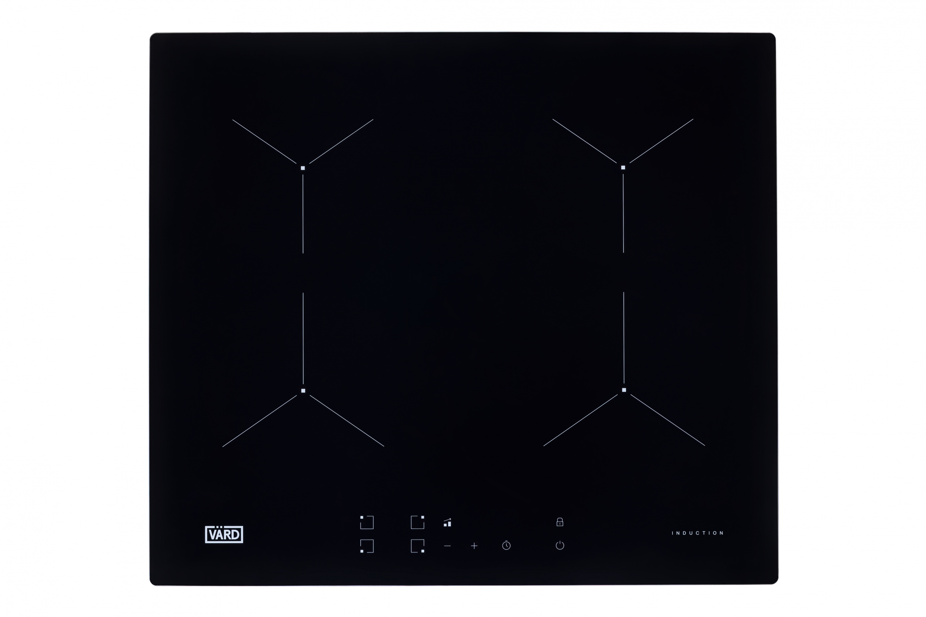 картинка Индукционная варочная панель Vard VHI6420B  картинка Индукционная варочная панель Vard VHI6420B