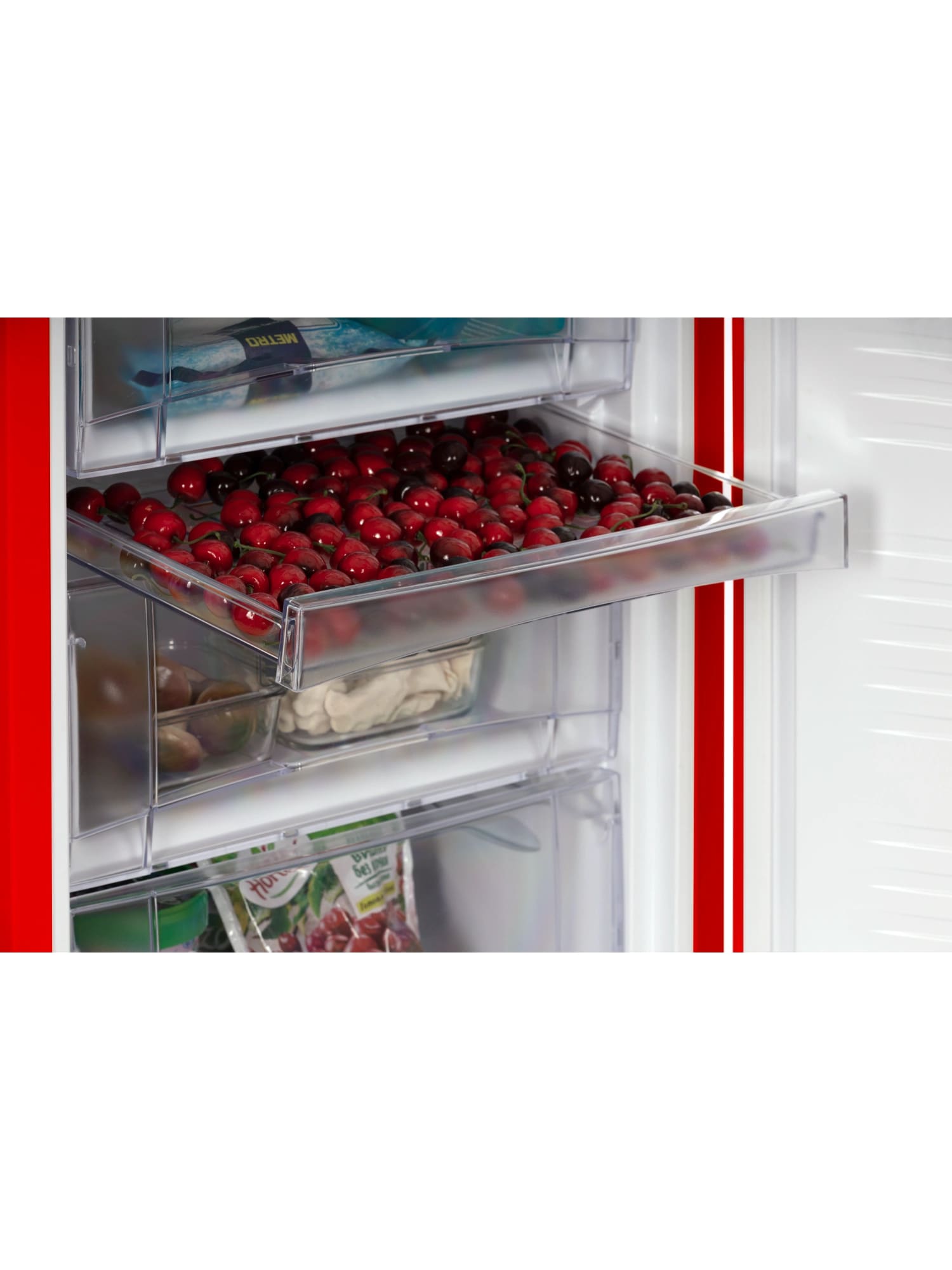 картинка Отдельностоящий холодильник Nord NRB 152 R красный 