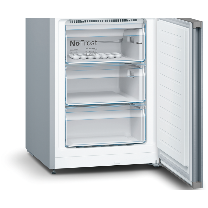 картинка Отдельностоящий холодильник Bosch KGN39XI30U нержавеющая сталь 