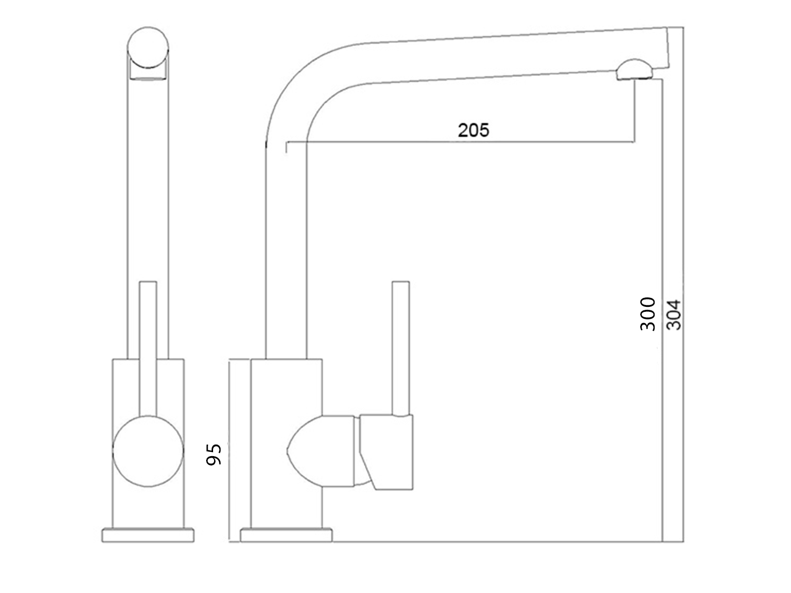 картинка Смеситель LONGRAN LOGIC LM2103, STAINLESS STEEL  картинка Смеситель LONGRAN LOGIC LM2103, STAINLESS STEEL